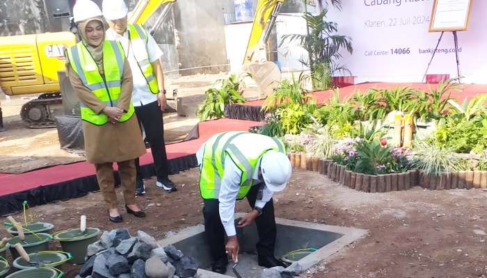 Tingkatkan Pelayanan, Bank Jateng Cabang Klaten Bangun Gedung Baru