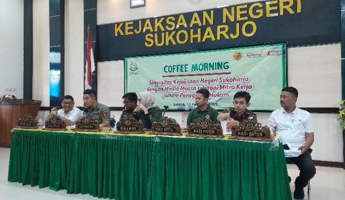 Coffee Morning, Kejari Sukoharjo Ungkap Kasus Percada Rugikan Negara Rp 10,6 Miliar