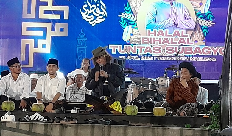 Sajikan 2.000 Ketupat, Tuntas Subagyo Gelar Open House dan Halal Bihalal Dihadiri Sujiwo Tejo