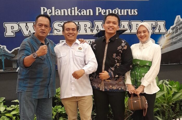 PWI Surakarta Resmi Dipimpin Sri Hartanto, BRM Kusumo Putro Beri Dukungan
