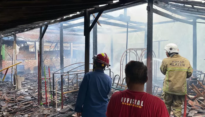 Kebakaran Hanguskan Bangunan TK di Klaten, Diduga Korsleting Listrik