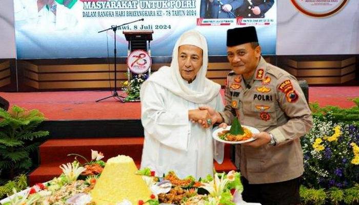 Pesan Habib Luthfi dan Doa Bersama Hari Bhayangkara Ke-78 di Tegal