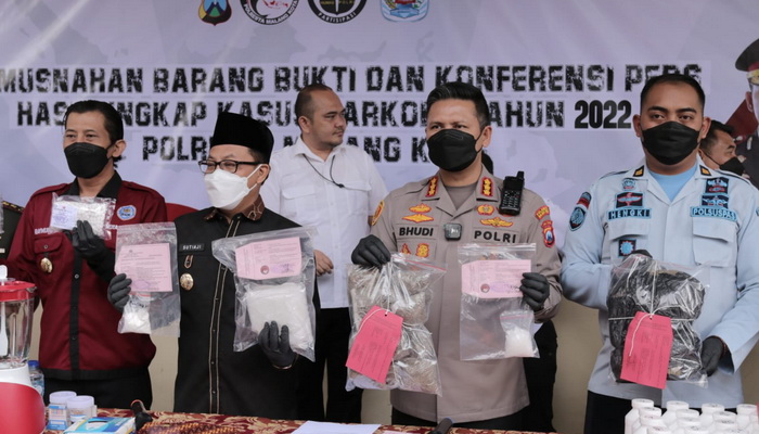 Satres Narkoba Polresta Malang Kota Polda Jatim Berhasil Selamatkan 32.154 Jiwa dari Bahaya Narkoba