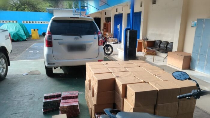 Bea Cukai Malang Kembali Gagalkan Pengiriman Rokok Ilegal