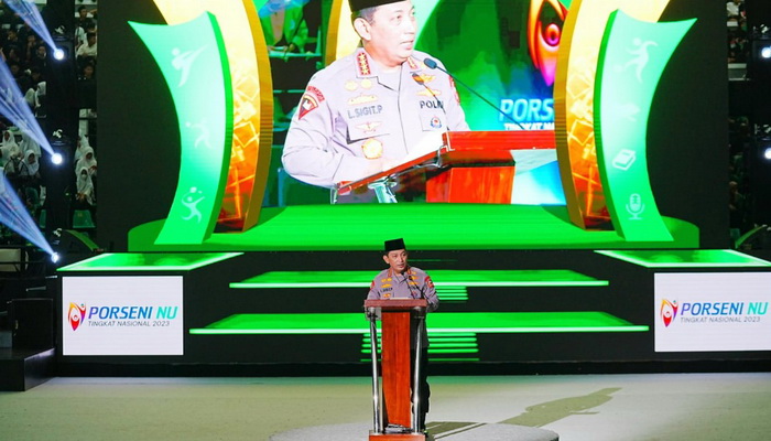 Penutupan Porseni NU di Kota Solo, Kapolri Tekankan Semangat Ukhuwah