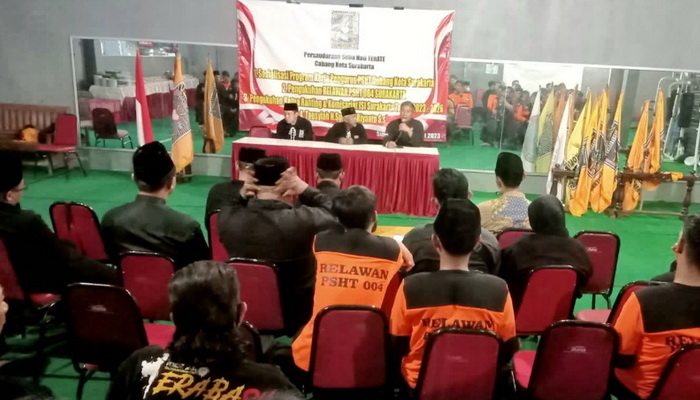 100 Hari Awal Kerja, Pengurus PSHT Cabang Surakarta Gelar Pelantikan Ketua Ranting dan Komisariat