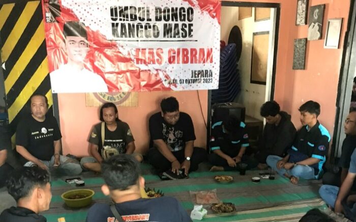 Umbul Donga Komunitas Motor All Genre di Jepara, Doakan Mas Gibran Lolos Cawapres