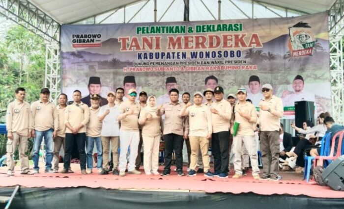 Gabung Tani Merdeka, Petani Wonosobo Siap Menangkan Prabowo-Gibran di Pemilu 2024