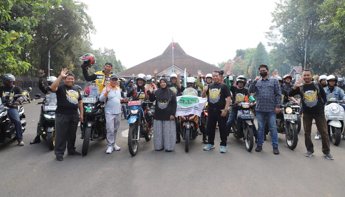 Bupati Purworejo Lepas 130 Riders pada Touring Patriot Menjelajah Perbukitan Menoreh