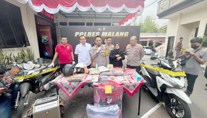 Polres Malang Tangkap Pelaku Pembunuhan, Motifnya Pinjam Uang Tak Diberi