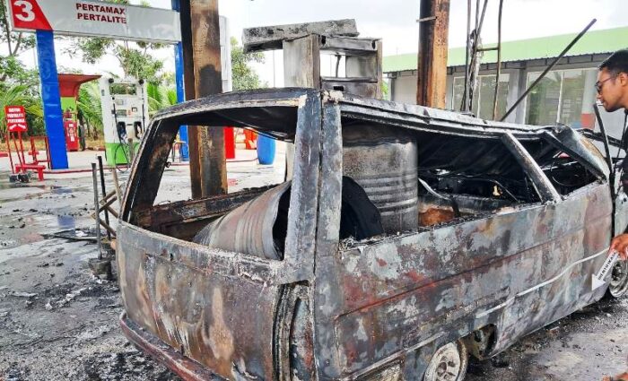 Polisi Amankan Tersangka Pemicu Kebakaran SPBU Cuplik dan Penyalahgunaan BBM Bersubsidi