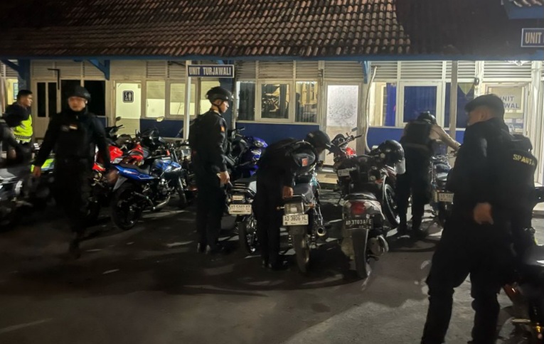 Razia Knalpot Brong Jelang Lebaran, Polisi Amankan 9 Motor di Kota Solo