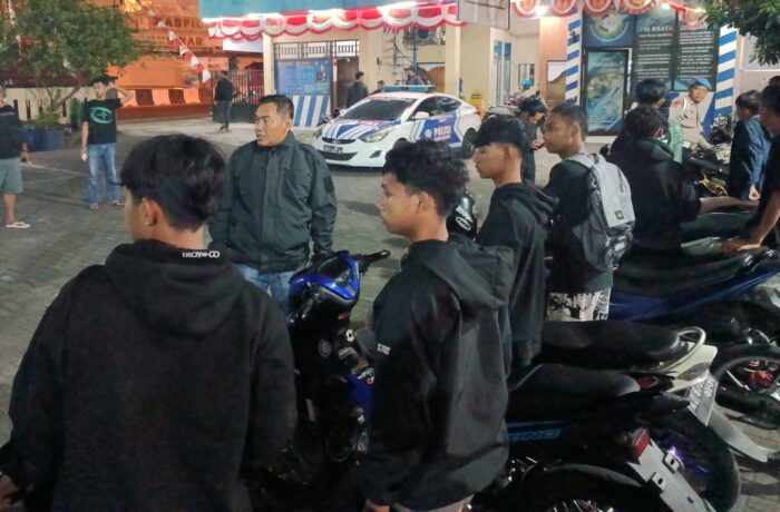 15 Motor Knalpot Brong Diamankan saat Patroli Dini Hari di Kartasura