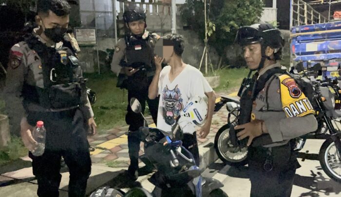 Patroli Malam Tim Sparta, 2 Pemuda Mabuk Ciu Diciduk di Underpass Joglo