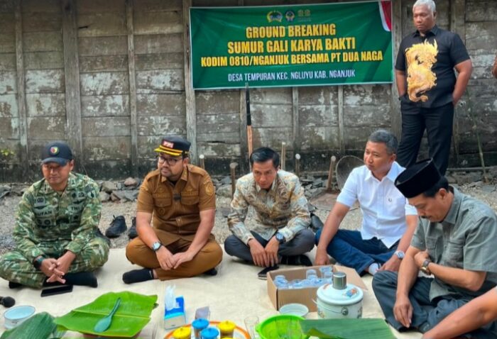 Dua Naga Bersama Kodim Nganjuk Bangun 20 Sumur untuk Atasi Krisis Air Bersih