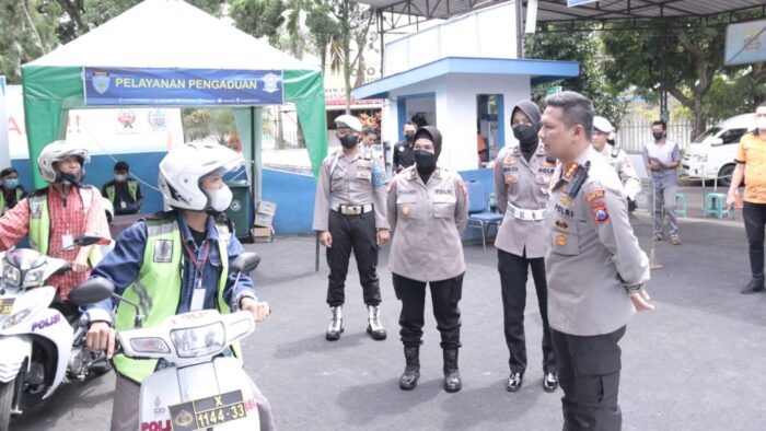 Kapolresta Malang Kota Sidak ke Lokasi Pelayanan Publik Polresta Malang Kota, Pastikan Pelayanan Bebas Pungli