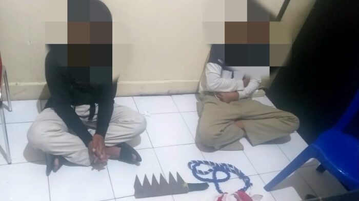 2 Remaja Asal Boyolali Diamankan Tim Pandawa di Kartasura, Terciduk Bawa Sajam