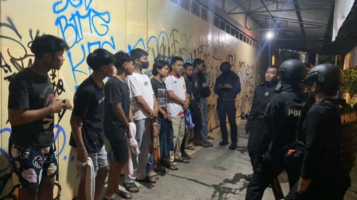 Tim Pandawa Polres Sukoharjo Amankan Puluhan Remaja Hendak Perang Sarung