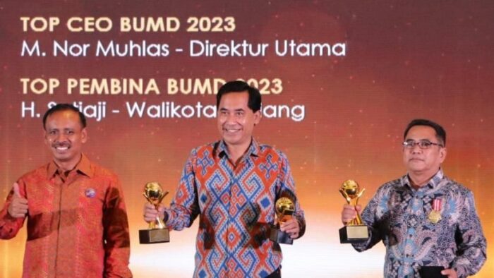 Tugu Tirta Pertahankan Supremasi Tiga Tahun Beruntun di TOP BUMD Awards