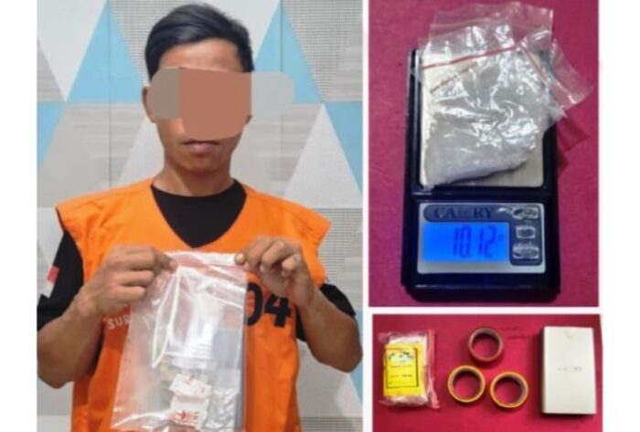 Simpan Sabu 10 Gram, Warga Mojosongo Diamankan Satres Narkoba Polresta Surakarta