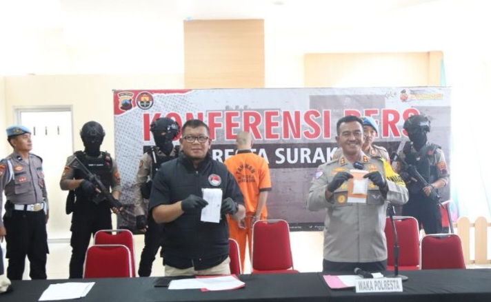 Ungkap Kasus Narkoba di Solo, Polisi Amankan Kurir Bawa 12 Paket Sabu