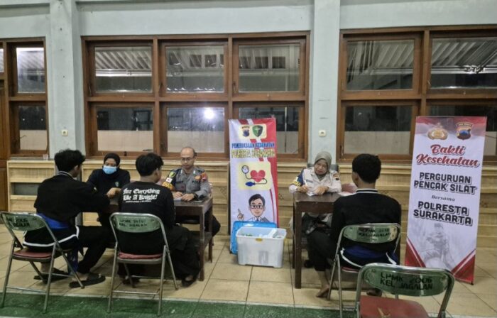 Polisi Cek Kesehatan Pendekar Pencak Silat di Solo, Hasilnya Ada Temuan Riwayat Hipertensi