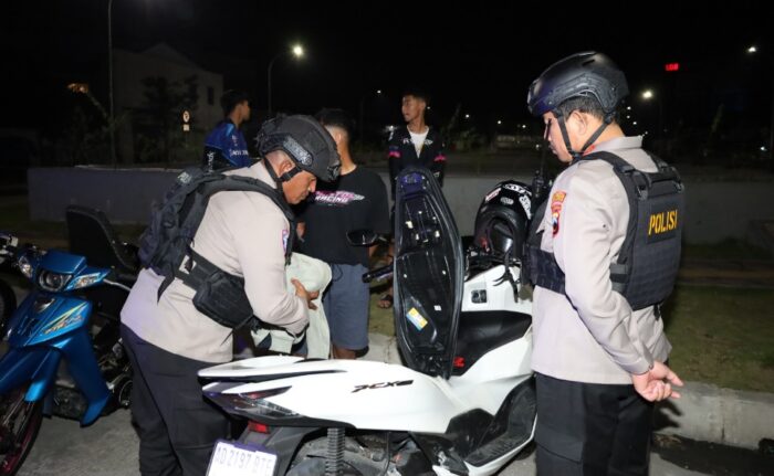 Puluhan Motor Knalpot Brong Terjaring Patroli Harkamtibmas Polresta Surakarta