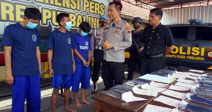 Gasak 15 Ponsel Saat Konser Musik di Purbalingga, 3 Copet Diringkus Polisi