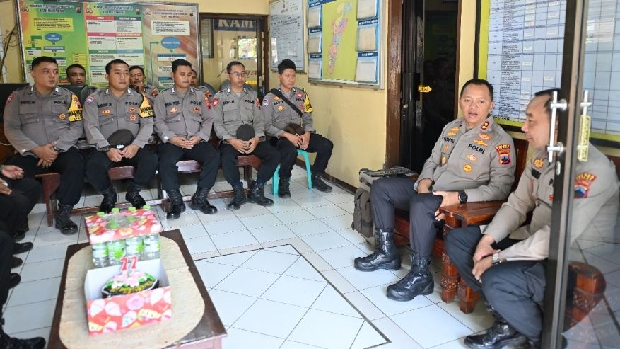 Cek Situasi Wilayah, Kapolres Jepara Datangi Dua Polsek Jajaran